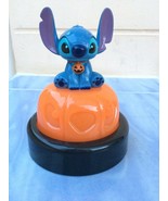Disney Stitch Figure Toy Night Light Lamp on Pumpkin. Halloween Theme. V... - £31.69 GBP