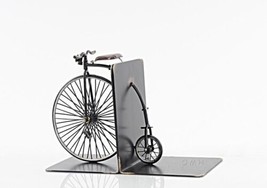 Bookends Bookend 1870 High Wheeler Bicycle Iron - £101.22 GBP
