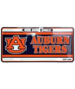 Auburn Tigers Ncaa Team Color License Plate - $21.99
