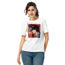 Women’s Organic Ribbed Neck T-Shirt – Spike Spiegel (White) - $1,060.93 MXN