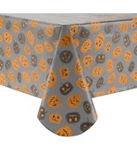 Way To Celebrate Halloween Spooky Pumpkin Gothic Décor Tablecloth 60&quot; x ... - $418.95 MXN
