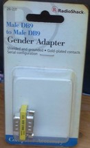 RadioShack 26-231 Male DB9 to Male DB9 Gender Adapter - NEW IN PACKAGE -... - £4.68 GBP