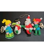 VTG 80s Bucilla 4 Wind Up Toys Felt Jeweled Sequined Christmas Ornaments... - $95.92 CAD