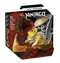 LEGO Ninjago- Epic Battle Set Kai vs. Skulkin #71730 Spinning Battle Toy 61pcs - £10.72 GBP