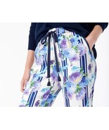 J.Crew Summer Pants Pull-up Drawstring Floral Size 10 - $34.32 CAD