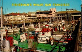 Fisherman&#39;s Wharf San Francisco CA Postcard Posted - £7.84 GBP