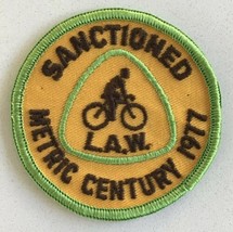 Sanctioned Metric Century 1977 L.A.W. League of American Wheelmen Cyclin... - £11.82 GBP
