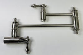 Signature Hardware 329234 Augusta Wall Mounted Pot Filler - Brushed Nickel *READ - $84.90