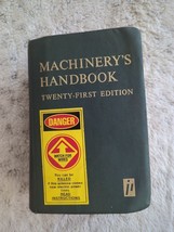 Machinery&#39;s Handbook 21st Edition Revised Leather Cover by Industrial Press 1979 - £22.91 GBP