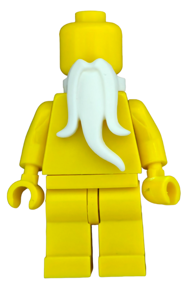 Minifigure , White Oriental Beard - UB1386 - $1.98
