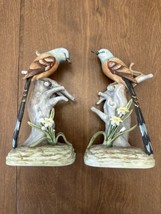 Andrea by Sadek Scissor-Tailed Flycatcher Vintage Figurines Rare Japan Set Of 2 - £79.89 GBP