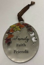 Ganz Blessed &quot;Family Faith Friends&quot; Ornament - 3&quot; - £9.26 GBP