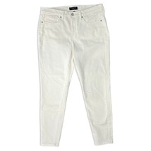 Banana Republic White Mid Rise Skinny Fit Jeans size 31 / 12 Stretch Summer - $36.01 CAD