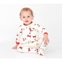 west elm x pbk Modern Smiley Santa Organic Nursery Pajamas - $44.99