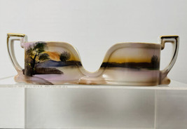 NORITAKE Spoon Rest Eyeglass Holder Hand Painted Landscape Vintage Made ... - £34.71 GBP