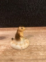 Cute Bone China Prarie Dog Miniature 1&quot; Figurine - £5.04 GBP