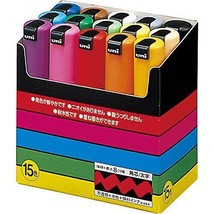 Mitsubishi Pencil Water-based Pen Posca Bold Square Core 15 Colors PC8K1... - $34.09