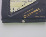 Double Six Dominoes Game Mini Set Of 28 Travel Size Is 1 1/2″X3/4″X1/4″ - $10.88