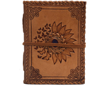 Sun Flower &amp; Butterfly Emboss with Blue Stone journal, 240 Pages Journal... - £24.33 GBP