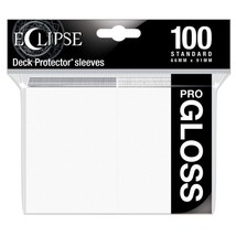 Ultra Pro Deck Protector: Eclipse Gloss: Arctic White (100) - £10.92 GBP