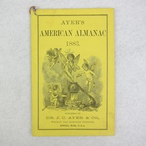 Ayer&#39;s American Almanac Quack Medicine Medical Advertising Antique 1883 ... - £19.65 GBP