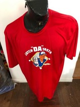 MENS XXLarge Baseball T-Shirt Catch Da Taste Budweiser Beer #12 Roberto Alomar - £6.95 GBP