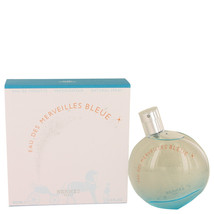 Hermes Eau Des Merveilles Bleue Perfume 3.3 Oz Eau De Toilette Spray - £157.23 GBP