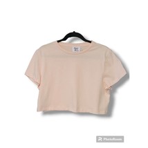 Princess Polly Soft Pink Short Sleeve Crop Top - Size 2 - £11.05 GBP
