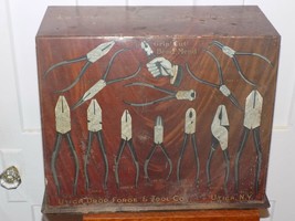 Vintage Utica NY Drop Forge Company Plier Store Display Cabinet - $396.00