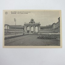 Postcard Brussels Belgium Fifty Jubile&#39;s Arcade Cinquantenaire Archway Antique - £6.24 GBP