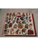 26 CHRISTMAS WOODEN TOY CHRISTMAS TREE ORAMENTS - €21,70 EUR