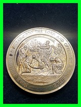 Thomason Medallic Bible 7:  NOAH BUILDETH AN ALTER. Franklin Mint Bronze... - $24.99