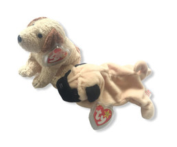 TY Beanie Babies Set of 2 Rufus & Pugsly - £9.71 GBP