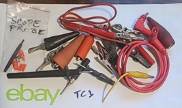 ALLIGATOR CLIP / TEST LEAD CONNECTOR / TEST TERMINAL LOT - $12.99