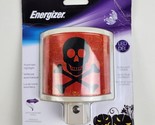 Energizer LED Halloween Nightlight Skull &amp; Crossbones Skeleton Head New ... - $12.86