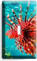 Tropical Sea Lion Fish Light Switch 1 Gang Plate Lionfish Aquarium Room Hd Decor - $10.22