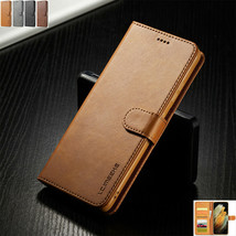 For Samsung S21 S20FE A31 A51 Magnetic Flip Leather Wallet Stand Card Case Cover - £39.79 GBP