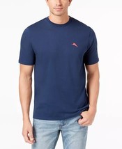 Tommy Bahama Men&#39;s XLarge Crewneck Tee T-Shirt Navy 95% Cotton - $19.79