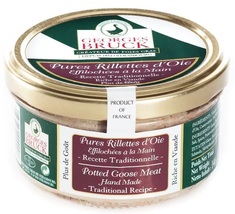 GEORGES BRUCK - STRASBOURG - Pure Goose Rillettes 2 x 4.93oz / 140gr Gla... - $52.95