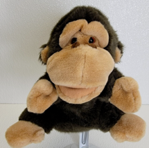 Vintage 1990 Anna Club Monkey Gorilla Plush Puppet Stuffed Animal Brown - $10.93