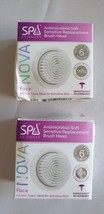 2 × Spa‎ Sciences Nova Antimicrobial  Soft Sensitive Replacement Face Br... - £18.30 GBP