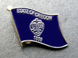 Oregon State Single Flag Lapel Pin Badge 7/8 Inch - £4.42 GBP