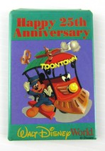 Walt Disney World Happy 25th Birthday Button Mickey Toontown - $4.49