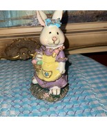 6 1/2 inch tall vintage bunny figurine - $9.80
