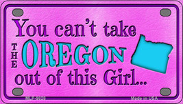 Oregon Girl Novelty Mini Metal License Plate Tag - $14.95