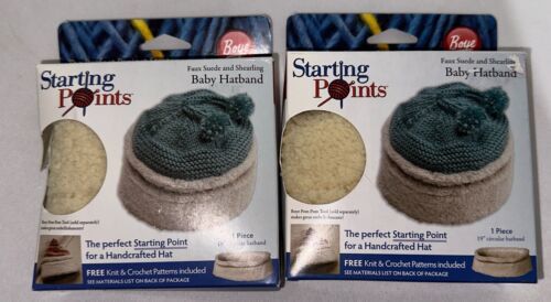 Simplicity 19&quot; BABY HATBAND Starting Points to Knit or Crochet Handcraft... - $17.81