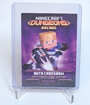 Minecraft Dungeons Arcade Cards Series 2 Auto Crossbow With Rapid Fire Q... - $1.95