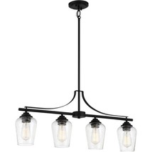 Minka Lavery 4924-66A Shyloh - 4 Light Island Coal  Coal Finish with Clear Glass - £101.86 GBP