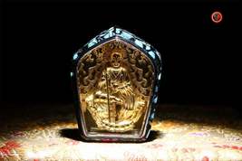 Kshitigarbha/ Dizang/ Jizo bodhisattva buddha pendant. protection amulet - £275.22 GBP