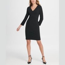 DKNY Long Sleeve Empire Waist Sheath Dress, Choose Sz/Color - £47.96 GBP